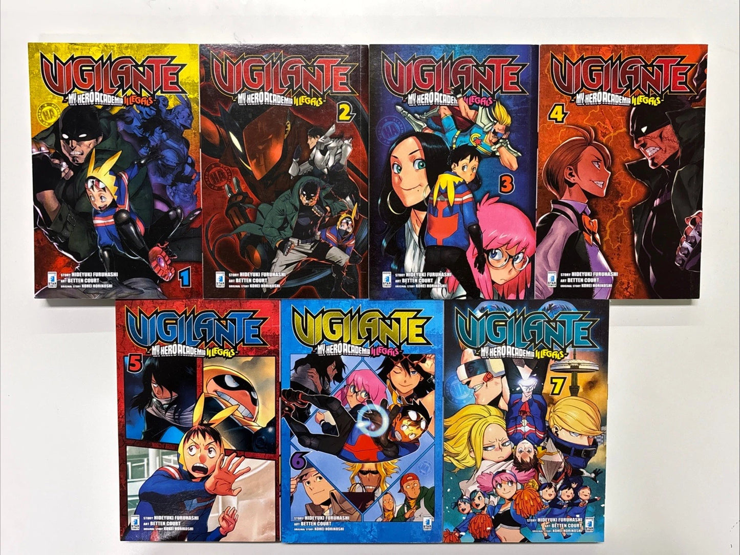 USATO Vigilante My Hero Academia Illegals 1-7 K.Horikoshi ed.Star Comics