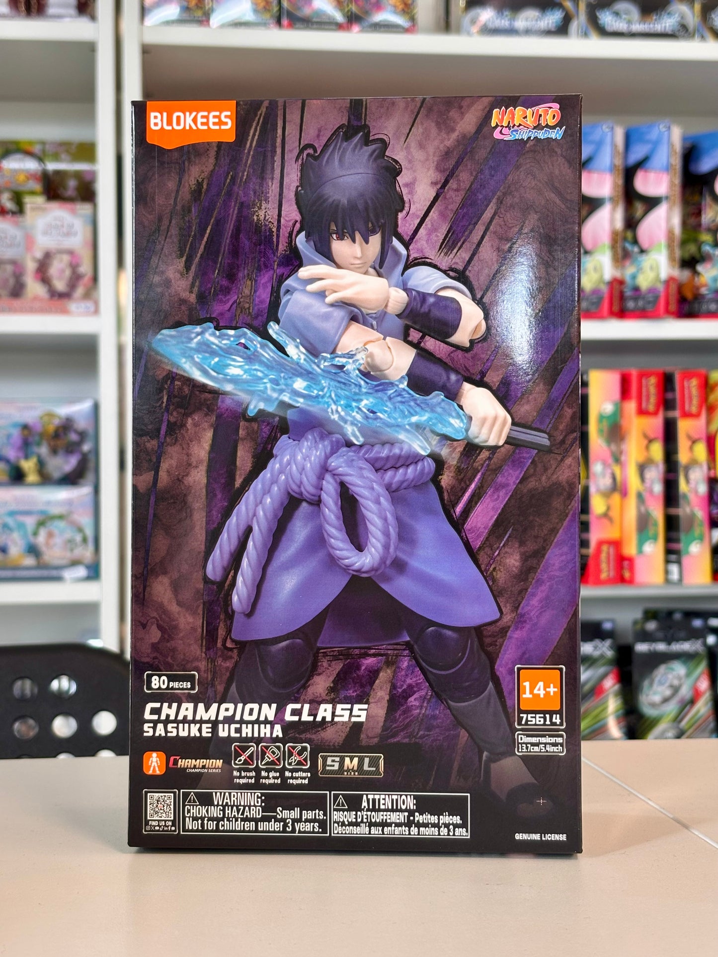 NARUTO SHIPPUDEN SASUKE CHAMPION CLASS MODEL KIT