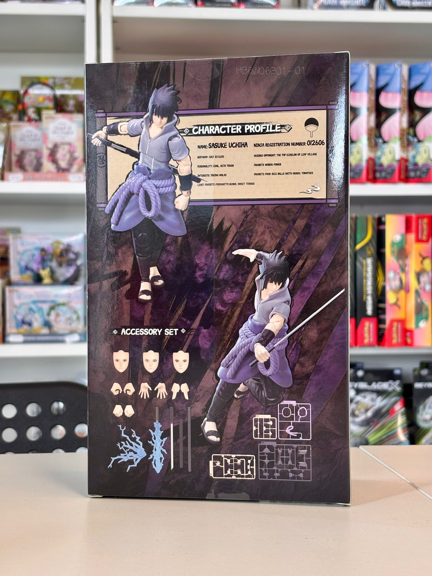 NARUTO SHIPPUDEN SASUKE CHAMPION CLASS MODEL KIT