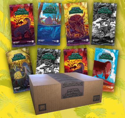 RELEASE THE CREATURES: DINOSAURS! - BOX (8 BUSTE)