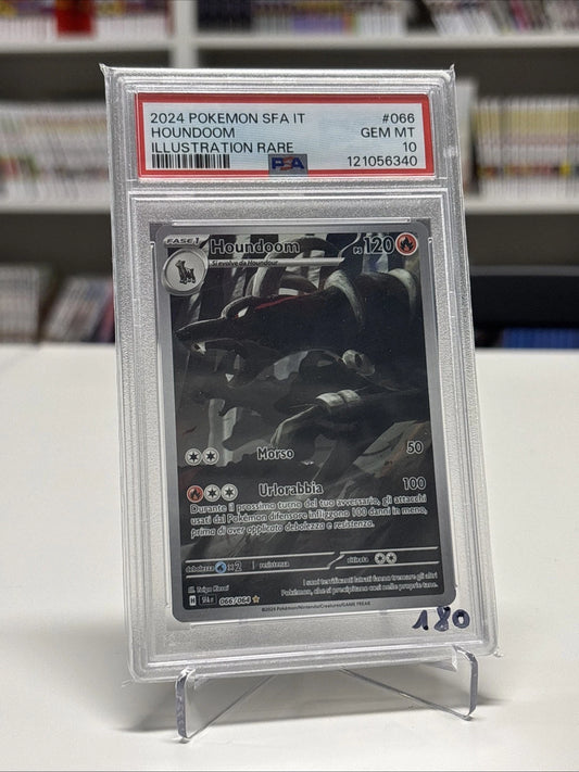 PSA GEM MT 10 Houndoom Illustration Rare ITA