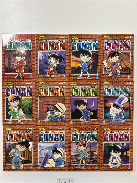 MANGA DETECTIVE CONAN NEW EDITION VOLUMI 1-12 USATO
