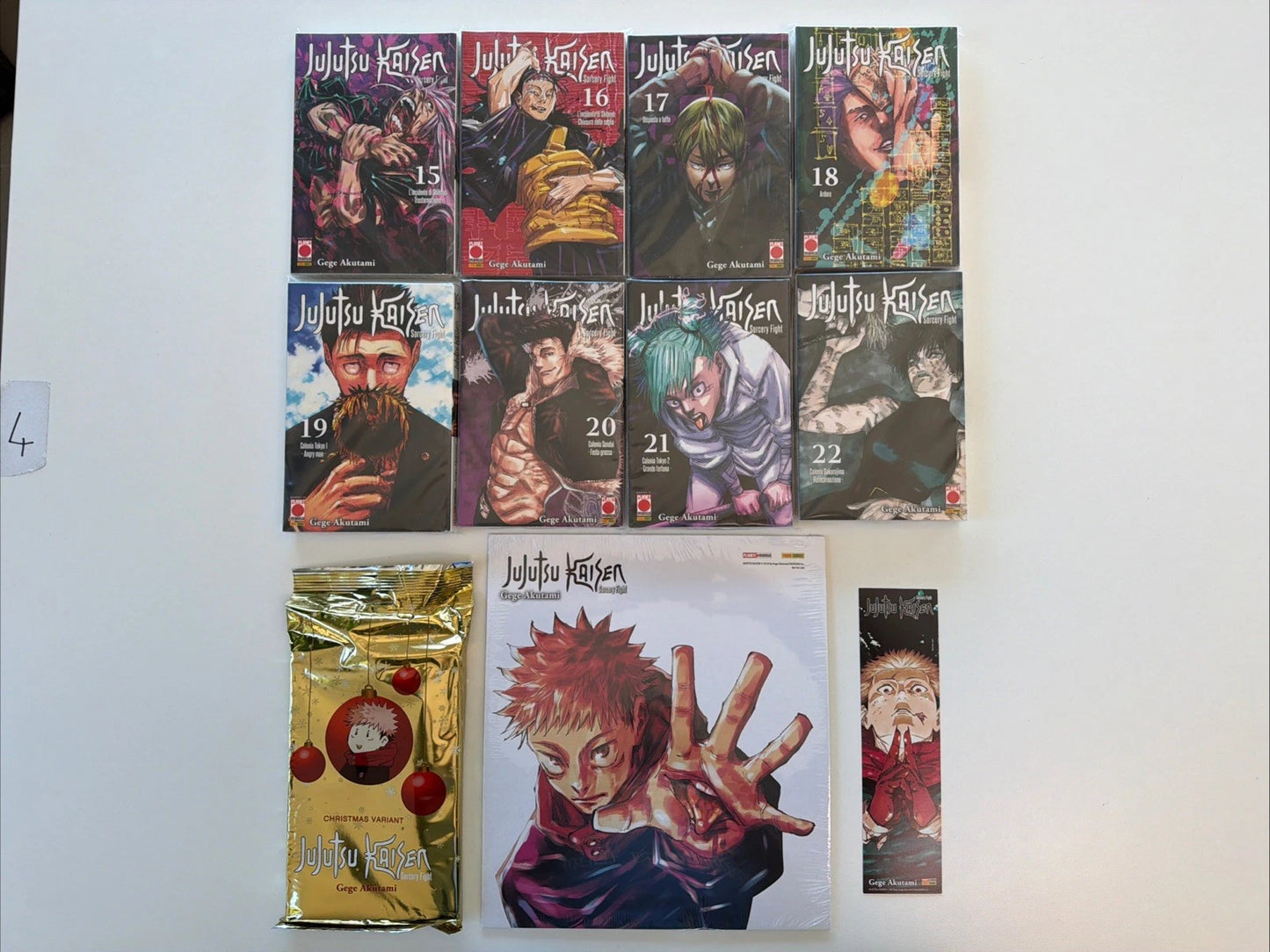 USATO Jujutsu Kaisen 0-22 + Christmas Variant + Segnalibro & Shikishi